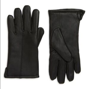 Nordstrom Black Leather Gloves